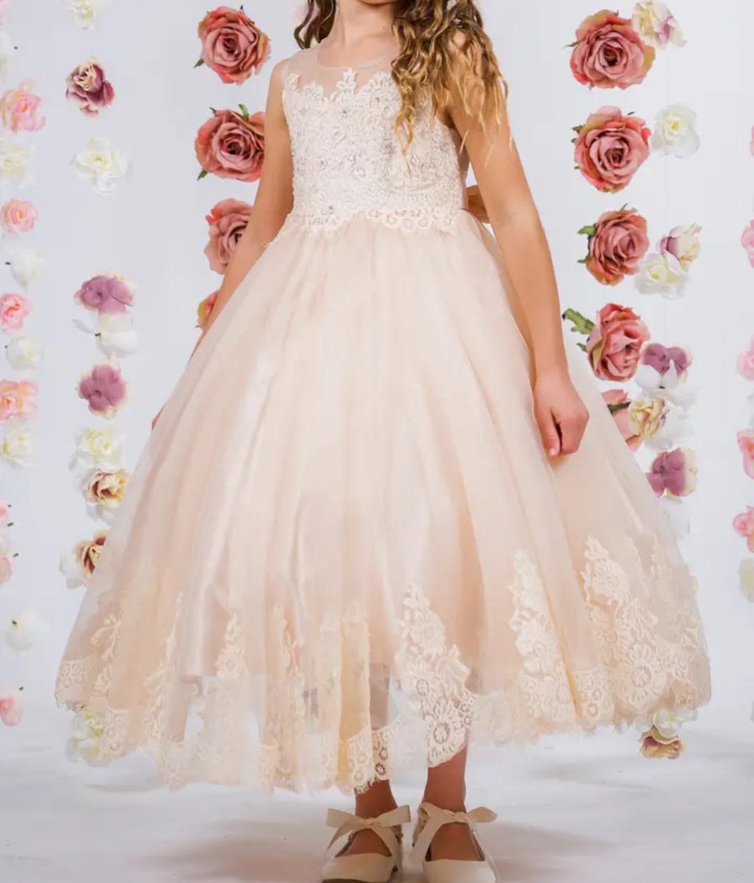 Robe demoiselle d'honneur, communion